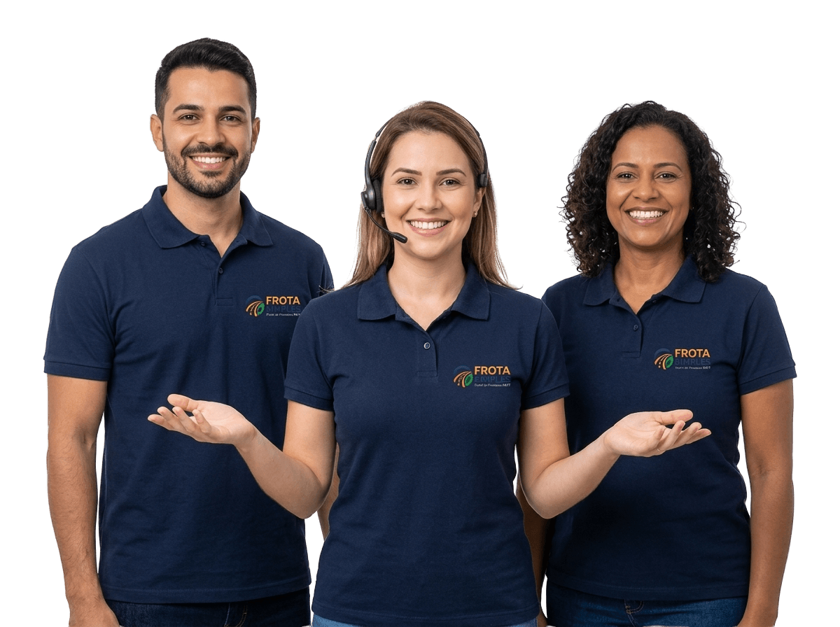 Equipe de atendimento da Frota Simples